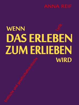 cover image of Wenn das Erleben zum Erlieben wird